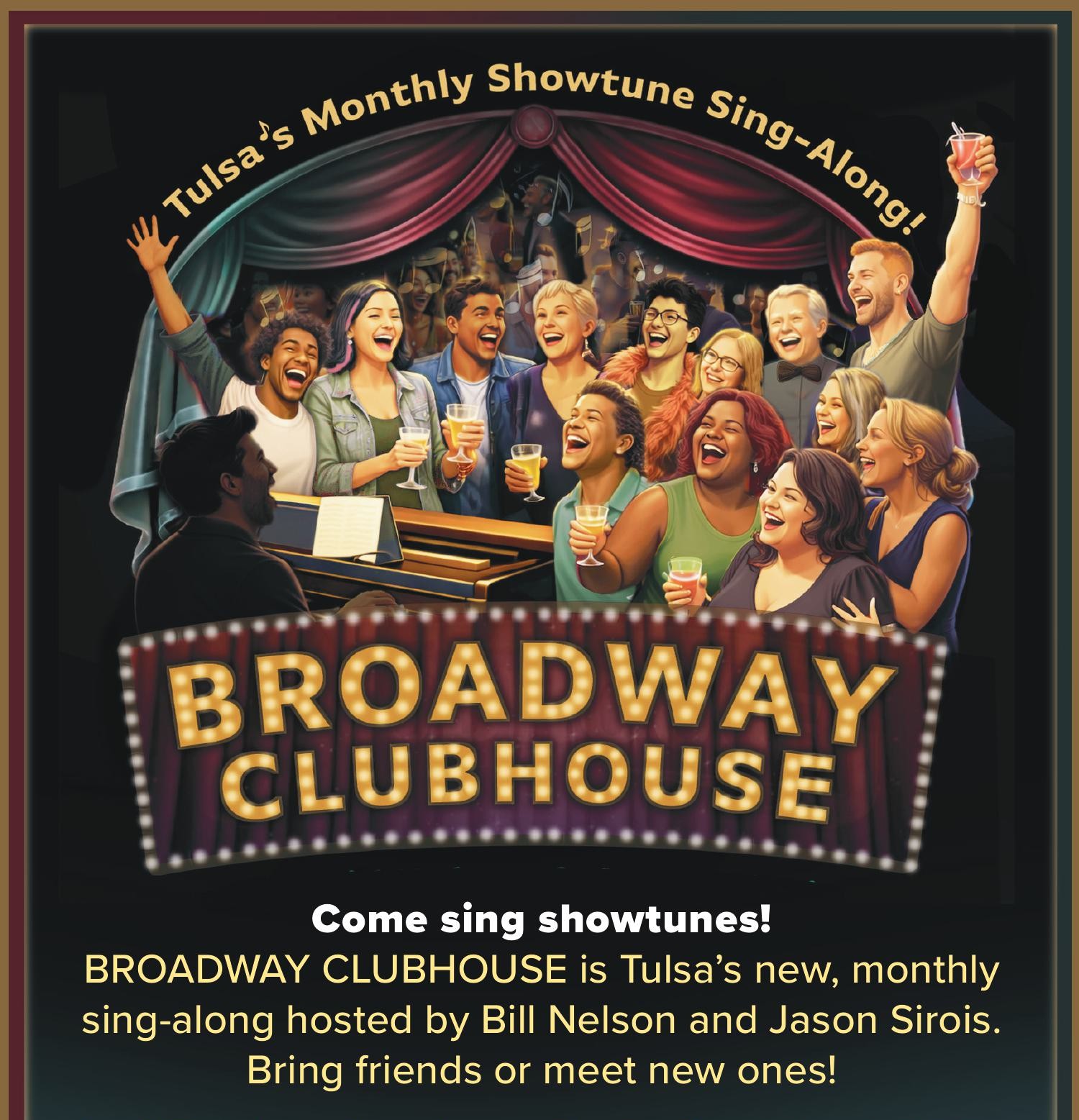 Broadway Clubhouse Promo for Newsletter